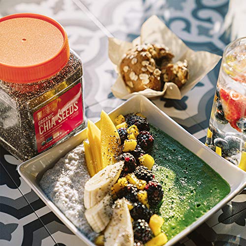 Betterbody Foods Organic Chia Seeds With Omega-3, Non-Gmo 2 Pound