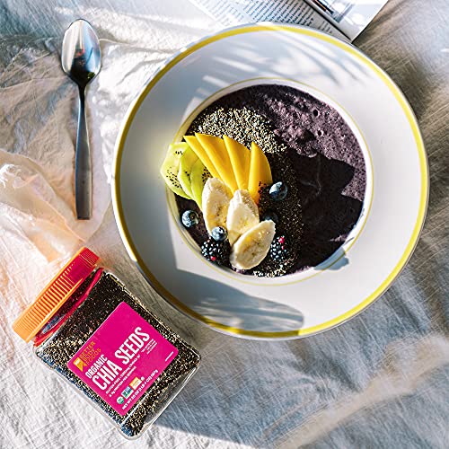 Betterbody Foods Organic Chia Seeds With Omega-3, Non-Gmo 2 Pound