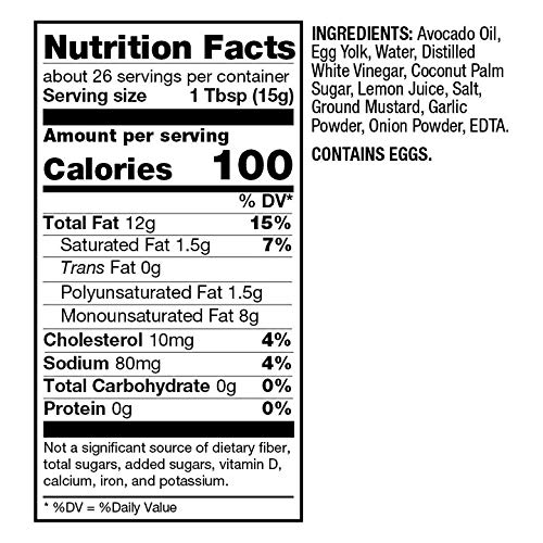 Betterbody Foods Avocado Oil Mayonnaise, Non-Gmo Mayo Spread Mad