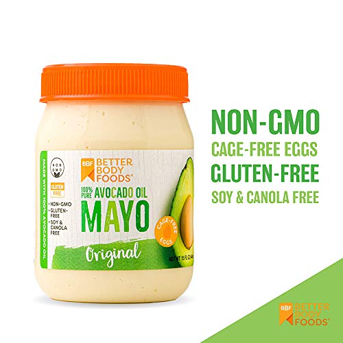 Betterbody Foods Avocado Oil Mayonnaise, Non-Gmo Mayo Spread Mad