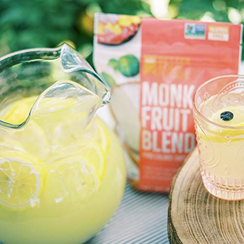 Betterbody Foods Monk Fruit Sweetener Blend, Sugar Substitute, 1