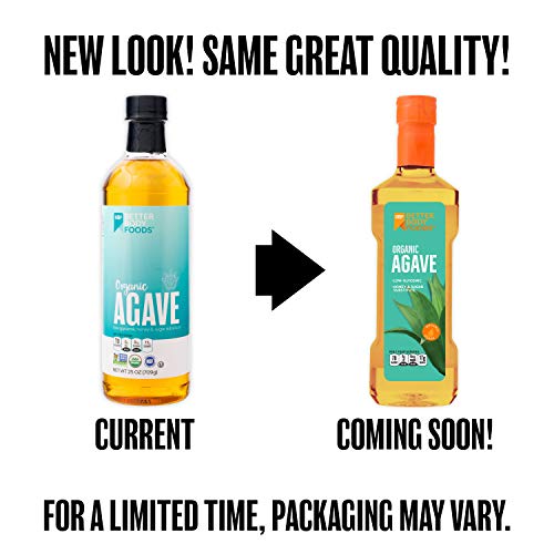 Betterbody Foods Organic Agave Nectar, 25 Ounces