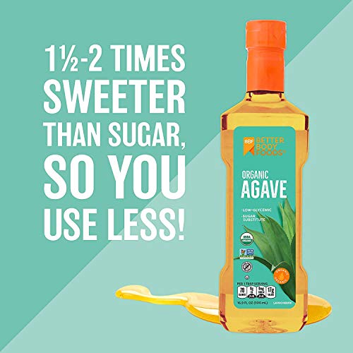 Betterbody Foods Organic Agave Nectar, 25 Ounces