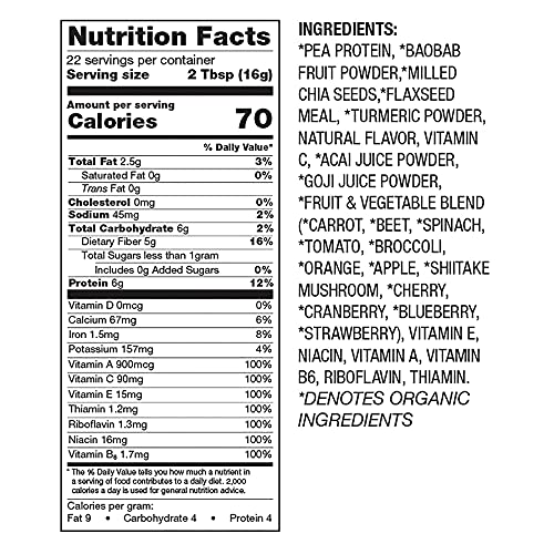 Betterbody Foods Organic Antioxidant Fruit And Fiber Superfood B