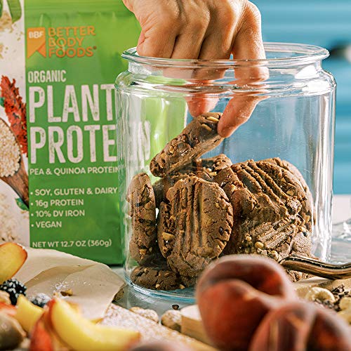 Betterbody Foods Organic Plant Protein Powder, 12.7 Ounces