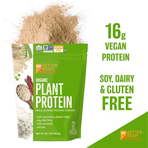 Betterbody Foods Organic Plant Protein Powder, 12.7 Ounces