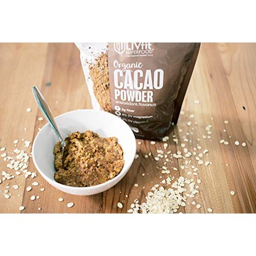 Organic Cacao Powder, Non-Gmo, Gluten-Free Superfood 16 Oz.