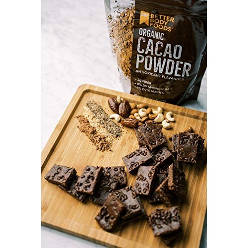 Organic Cacao Powder, Non-Gmo, Gluten-Free Superfood 16 Oz.