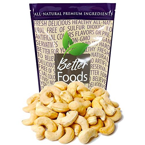 Raw Cashews 24 Oz 1.5 Lb Whole, Unsalted, No Shell, All Natural