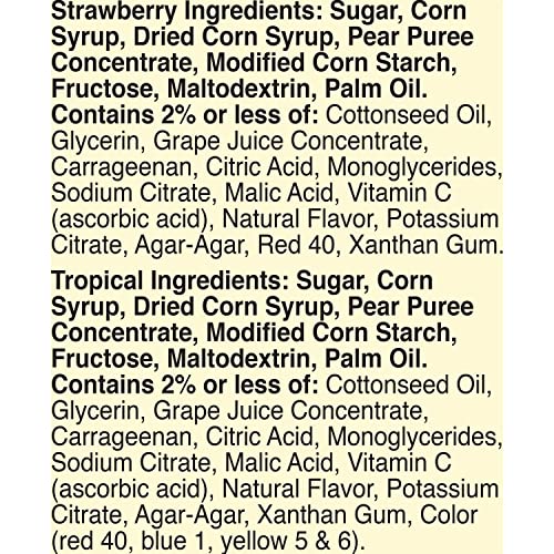 Gushers Fruit Flavored Snacks, Variety Pack, Strawberry and Trop...