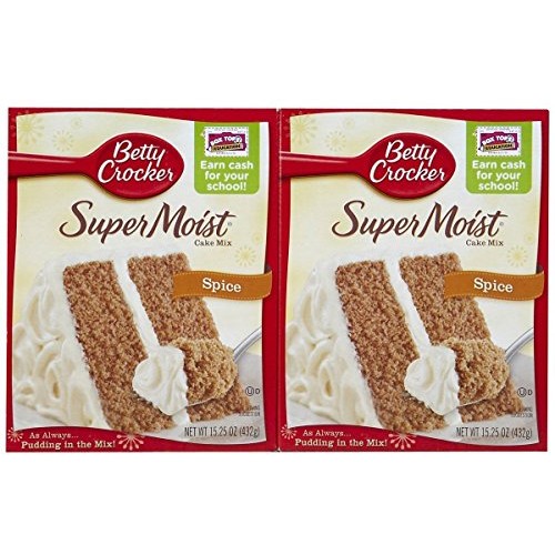 Betty Crocker Super Moist Spice Cake Mix - 15.25 Oz - 2 Pk