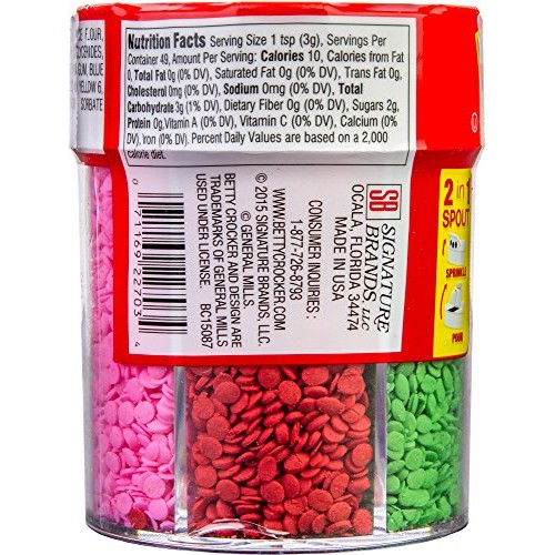 Betty Crocker 6-Cell Sprinkles All Holiday