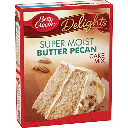 Betty Crocker Super Moist Butter Pecan Cake Mix, 6 Ct, 15.25 Oz