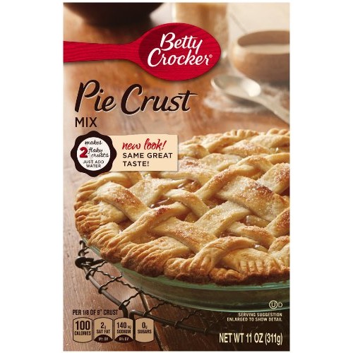 Betty Crocker Pie Crust Mix, 11 oz Box (Pack of 12)