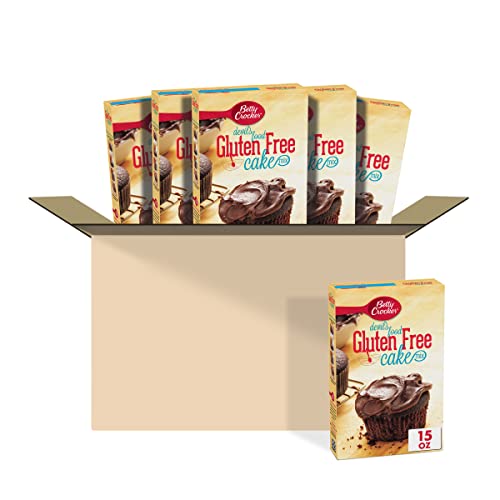 Betty Crocker Baking Mix, Gluten Free Cake Mix, Devils Food, 15