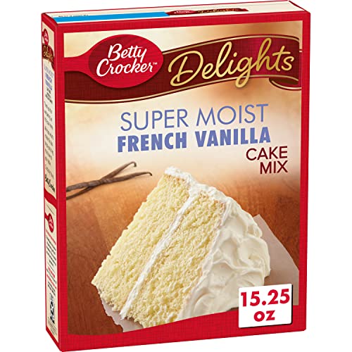 Betty Crocker Baking Mix, Super Moist Cake Mix, French Vanilla,