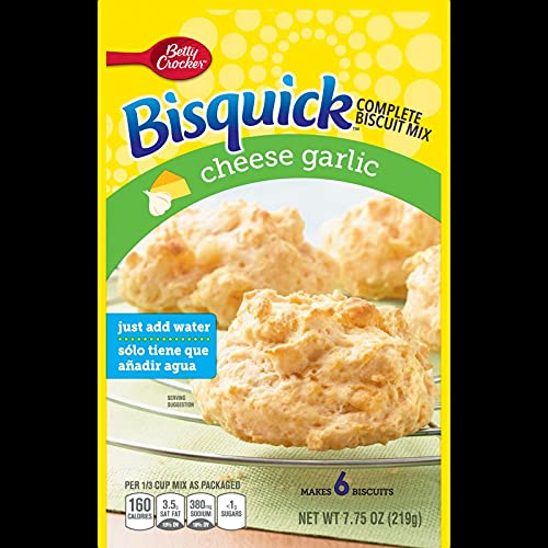 Betty Crocker Bisquick Complete Cheese Garlic Biscuit Mix, 7.75