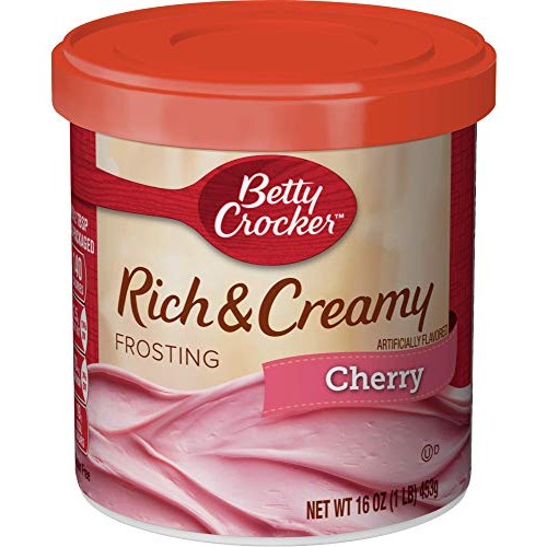 Betty Crocker Cherry Chip Cake Mix And Cherry Frosting Bundle -