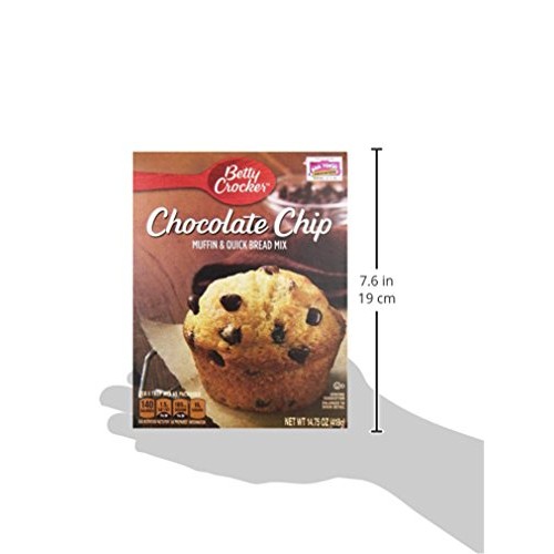 Betty Crocker Chocolate Chip Muffin and Quick Bread Mix, 14.75 oz