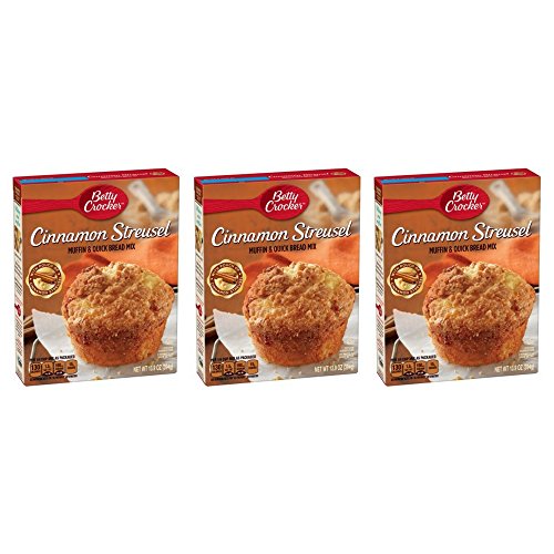Betty Crocker Cinnamon Streusel Muffin &Amp; Quick Bread Mix, 13.9 O