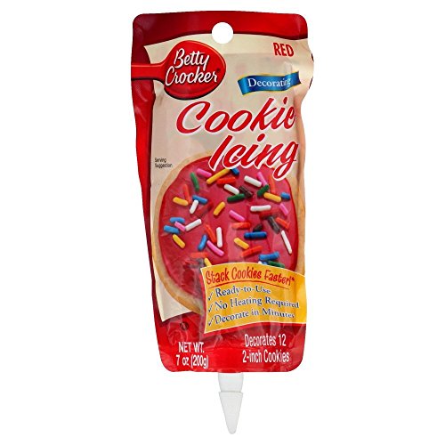 Betty Crocker Cookie Icing Red, 7-Ounce Pack Of 6