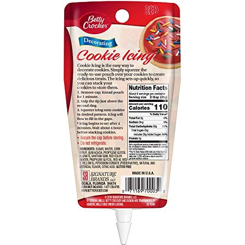 Betty Crocker Cookie Icing, Red, 7 Oz