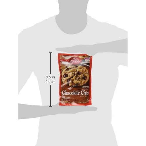 Betty Crocker, Cookie Mix, Chocolate Chip, 17.5Oz Pouch Pack Of 4