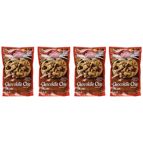 Betty Crocker, Cookie Mix, Chocolate Chip, 17.5Oz Pouch Pack Of 4