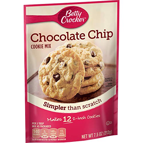 Betty Crocker Cookie Mix Chocolate Chip Snack Size Makes 12 Cook
