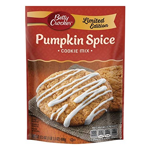 Betty Crocker Cookie Mix - Limited Edition Pumpkin Spice - Makes