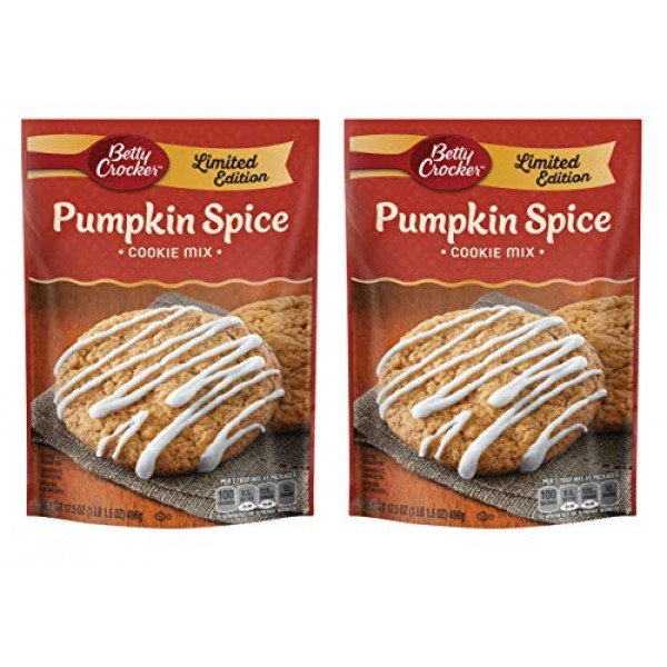 Betty Crocker Cookie Mix - Limited Edition Pumpkin Spice - Makes...