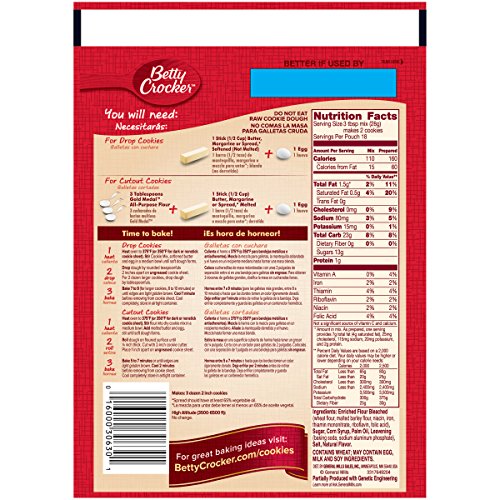 Betty Crocker Cookie Mix, Sugar, 17.5 Oz