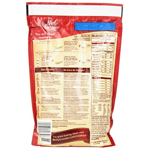Betty Crocker Cookie Mix, Sugar 17.5 Oz 6 Pack
