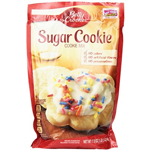 Betty Crocker Cookie Mix, Sugar 17.5 Oz 6 Pack