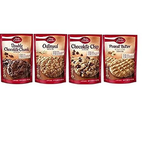 Betty Crocker Cookie Mix Variety Bundle, 17.5 Oz Each, 4Pk