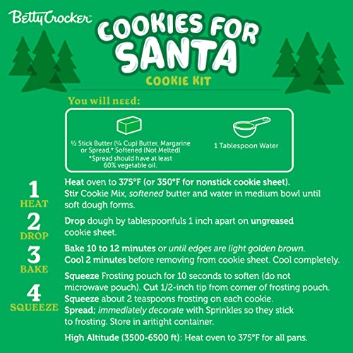 Betty Crocker Cookies For Santa Cookie Decorating Kit, 11.2 Oz.