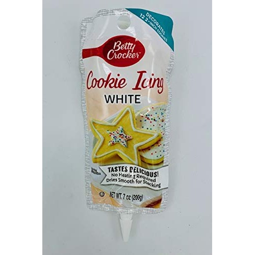 Betty Crocker Decorating Cookie Icing, White, 7 Ounce Pouch Pac