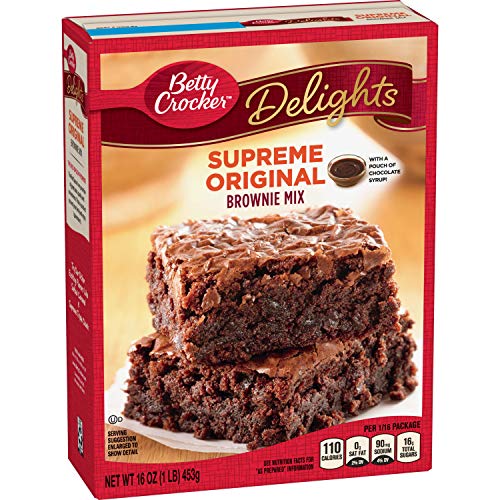 Betty Crocker Delights Supreme Original Brownie Mix, 16 Oz