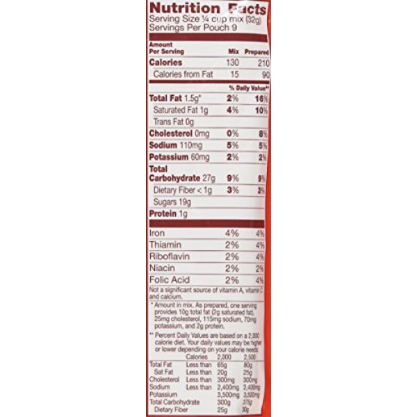 Betty Crocker Fudge Brownie Mix, 10.25-ounce Pouches Pack of 3