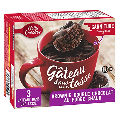 Betty Crocker Mug Cake Hot Fudge Double Chocolate Brownie With F