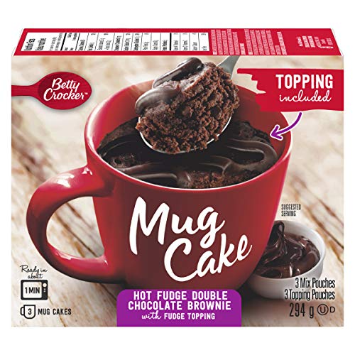 Betty Crocker Mug Cake Hot Fudge Double Chocolate Brownie With F