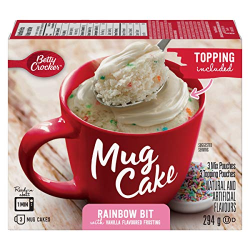 Betty Crocker Mug Cake Rainbow Bit With Vanilla Flavoured Frosti