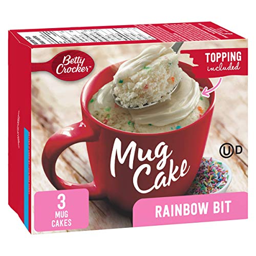 Betty Crocker Mug Cake Rainbow Bit With Vanilla Flavoured Frosti