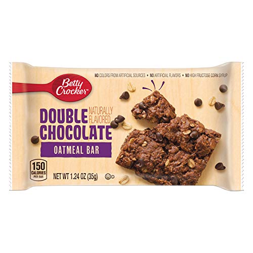 Betty Crocker Oatmeal Bar, Double Chocolate, 1.24 Oz, 144 Count