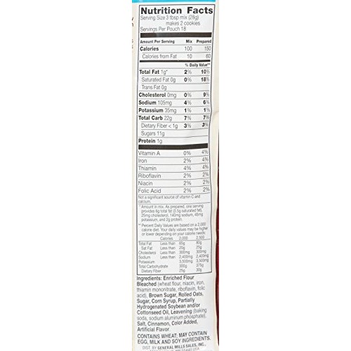 Betty Crocker Oatmeal Cookie Mix - 17.5 Oz - 2 Pk