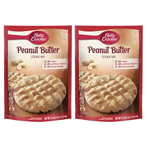 Betty Crocker Peanut Butter Cookie Mix - 17.5 Oz - 2 Pk