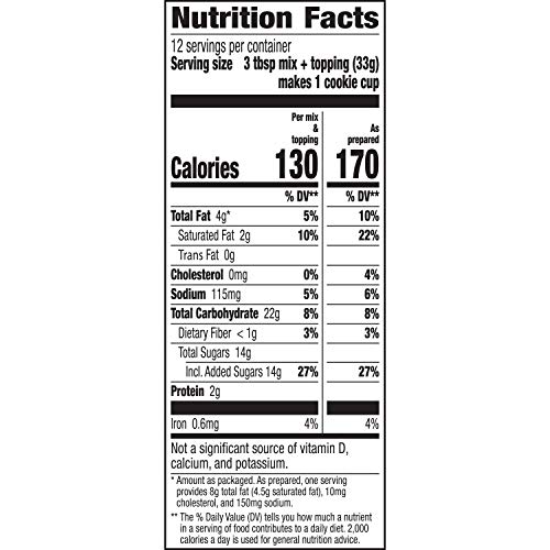 Betty Crocker Peanut Butter Fudge Cookie Cups, 14 Oz