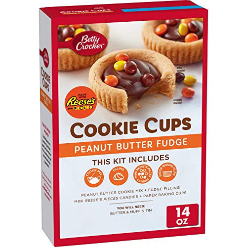 Betty Crocker Peanut Butter Fudge Cookie Cups, 14 Oz