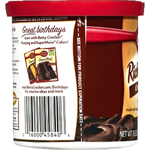 Betty Crocker Rich &Amp; Creamy Frosting - Chocolate - 16 Oz - 3 Pk