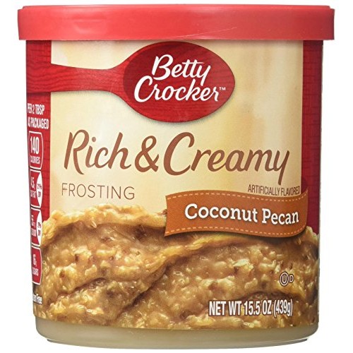 Betty Crocker Rich & Creamy Frosting - Coconut Pecan - 15.5 oz